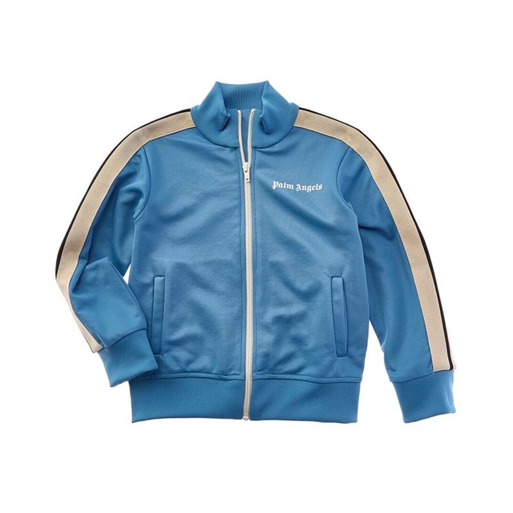 Palm Angels Girls  Zip Jacket, Blue